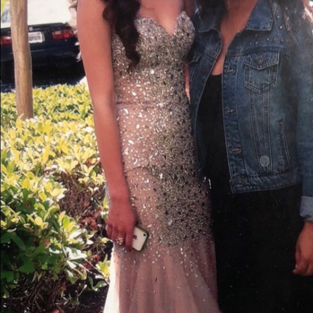 Gorgeous mermaid fit prom dress